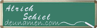 Alrich Schiel Visitenkarte